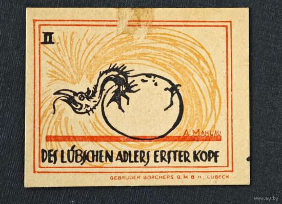 1921 год Германия 20 пфеннигов