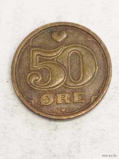 Дания 50 оре 1990