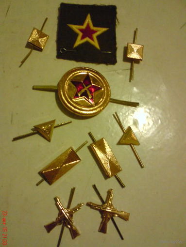 Кокарда,эмблемы, ромбики, квадратики, прямоугольники ВОХР СССР
