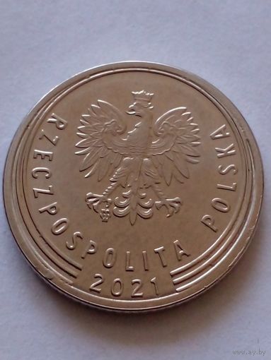 Польша 20 грошей 2021 г.