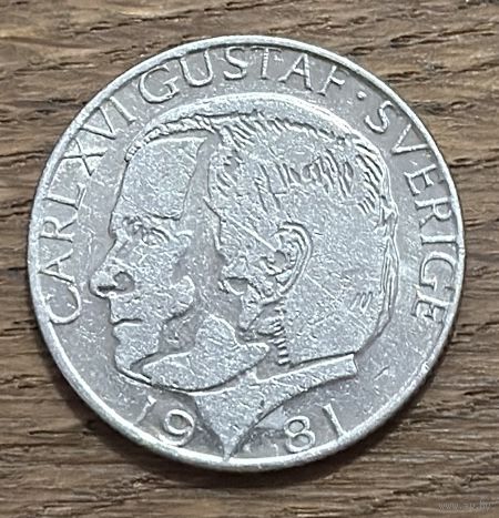 1 Крона Швеция 1981г.