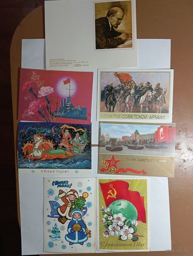 Сборный лот открыток СССР