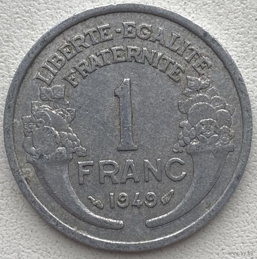 Франция 1 франк 1949 г.