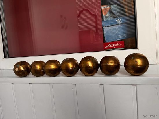 Шар, элемент от люстры Латунь/бронза Цена за 1