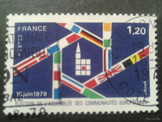 Франция 1979 флаги, членов европарламента