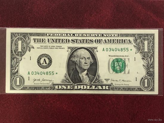 1 доллар США 2017A со звездой, (A) Boston