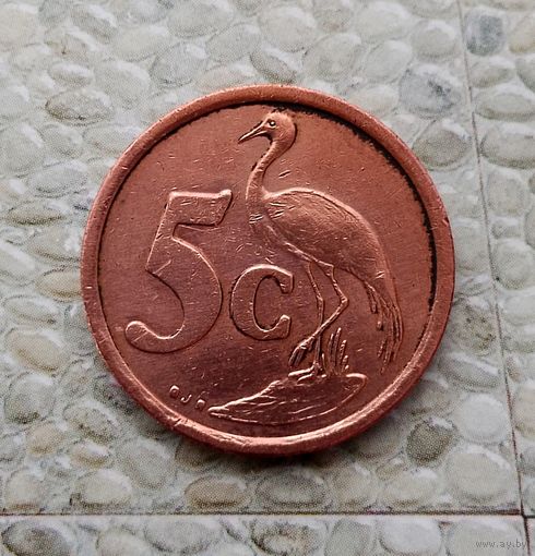 5 центов 1996 года ЮАР. Южно-Африканская Республика.