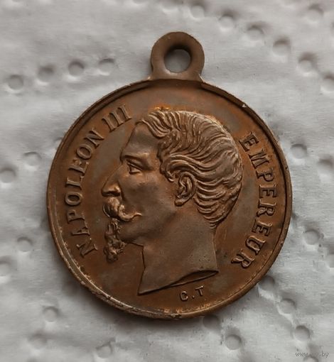 Медаль жетон Франция Наполеон III