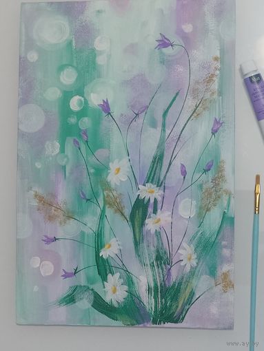 Интерьерная картина акрилом