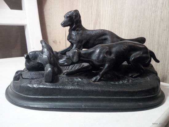 Коллекция Касли-Куса. Чернильница Собаки на стойке. Касли 1959