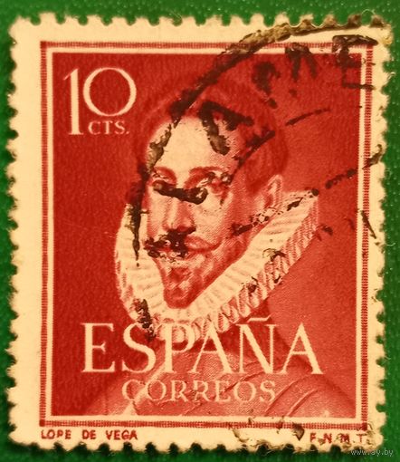 Испания 1951. Поэт Лопе де Веге 1562-1635