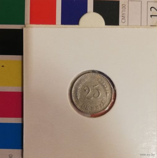 Финляндия 25 пенни 1936 в холдере