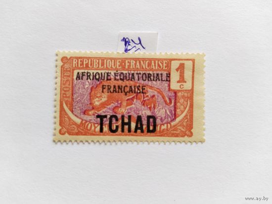 Чад 1924   н/печ.