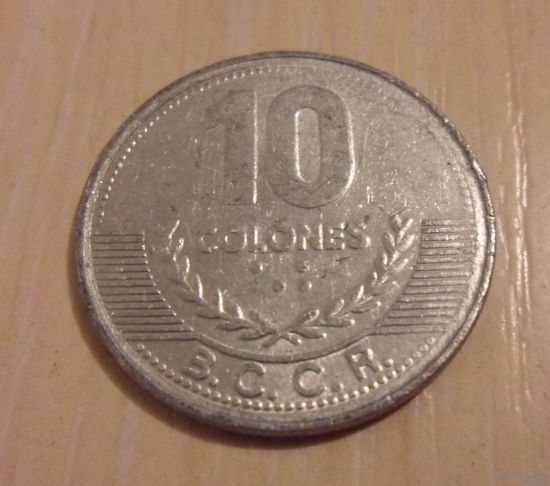 10 колонов Коста-Рика 2008 г.в.