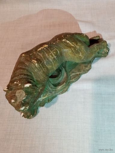 Тигр большой гипсовый в реставрацию