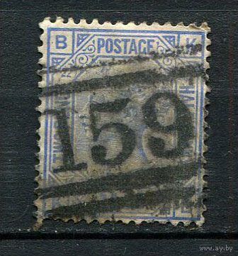 Великобритания - 1880 - Королева Виктория 2 1/2P - [Mi.51] - 1 марка. Гашеная.  (Лот 64BR)
