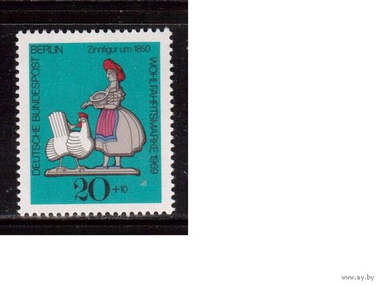 Германия(Берлин)-1969,(Мих. 349)  ** , Игрушки