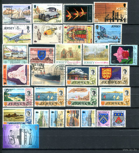 Джерси, Великобритания - 30 марок - гашёные, MNH. #4-W1-122-D-2