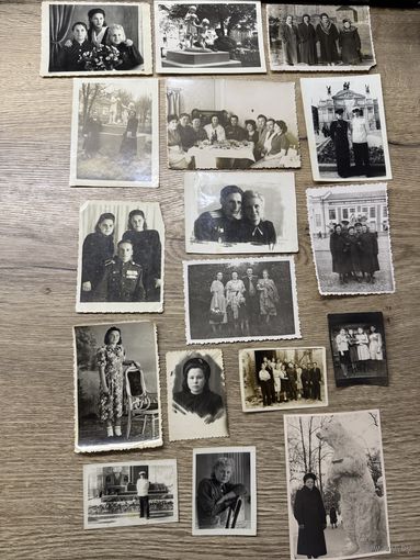 Фото 1940-50-е годы.цена за все.