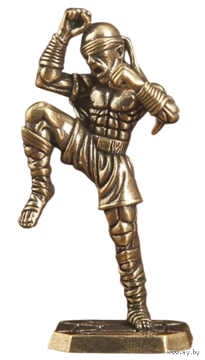 Статуэтка Каратист в повязке Бронза