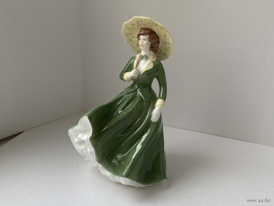 Фигурка Леди, Coalport, фарфор, Англия.