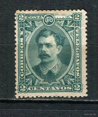 Коста-Рика - 1889 - Президент Альфаро 2С - [Mi.20] - 1 марка. MH.  (LOT Gs26)-T3P48