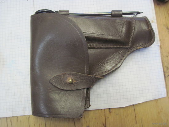 Кобура ПМ с тренчиком и протиркой.
