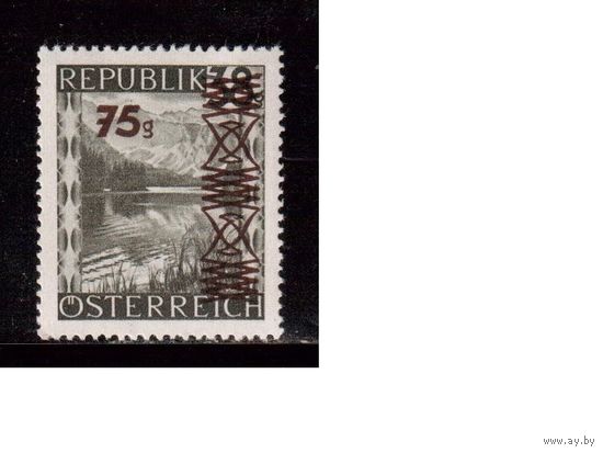 Австрия-1947,(Мих.835) ** , Стандарт, Надп., Ландшафты