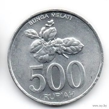 РЕСПУБЛИКА ИНДОНЕЗИЯ. 500 РУПИЙ 2003. ФЛОРА. ОТЛИЧНАЯ.