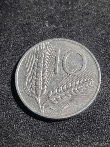 Италия 10 лир 1980