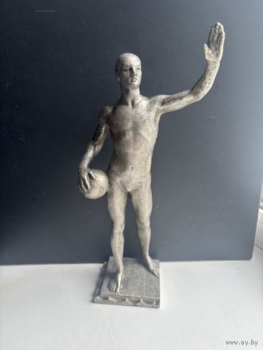 Ватерполист  силумин, 1960-е годы, 30 см СССР