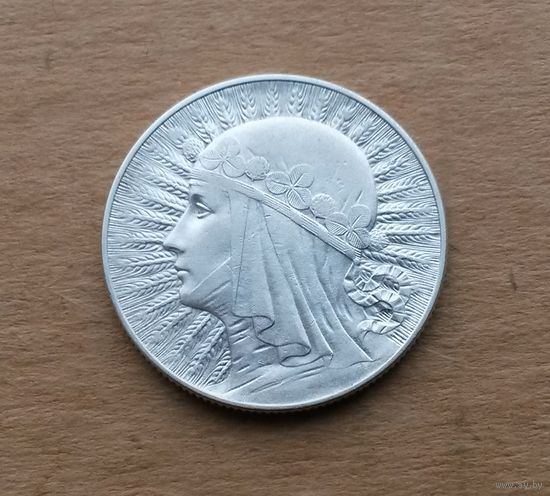 Польша, 5 злотых 1933 г., серебро 0.750, Полония (Ядвига)