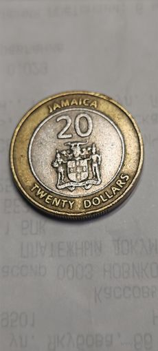 Ямайка 20 доллар 2000