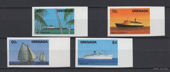 Гренада / Grenada 1984** Корабли, серия 4 марки б/з