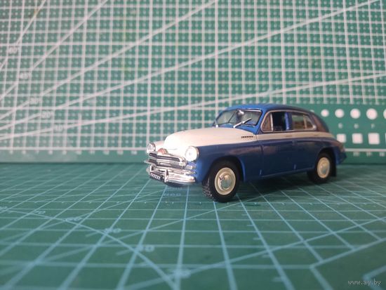 Масштабная модель ГАЗ М20В Победа Масштаб 1/43 Deagostini