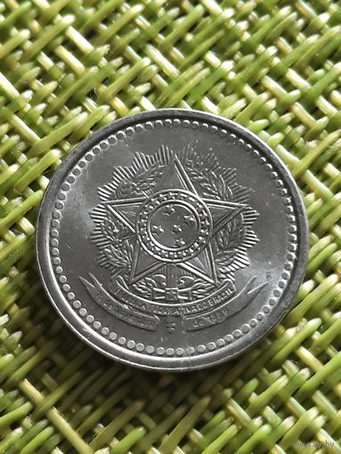 Бразилия 10 сентаво 1987 г