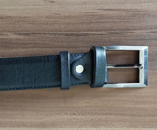 Ремень кожаный. 3,3 см/89 см