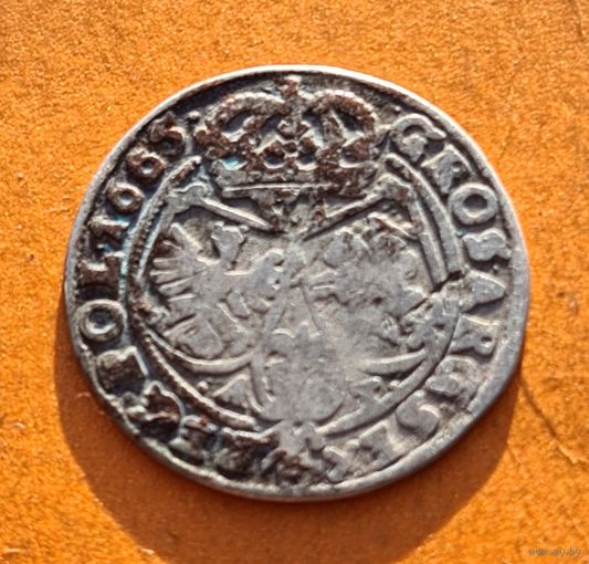 6 грош 1665 год