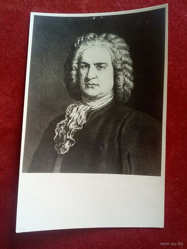 Композитор Бах 1960 г открытка фото Иоганн Себастьян