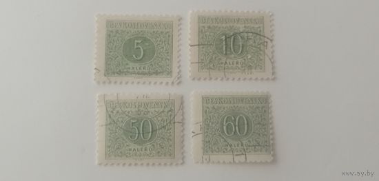 Чехословакия 1954. Доплатные марки