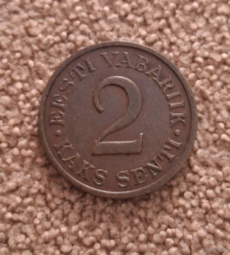 Эстония 2 сента, 1934