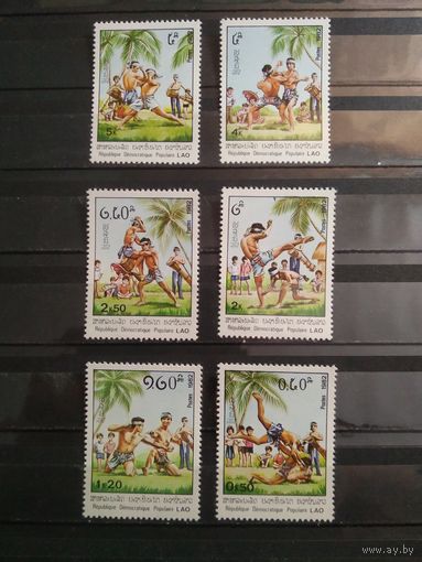 Лаос 1982г. Спорт.