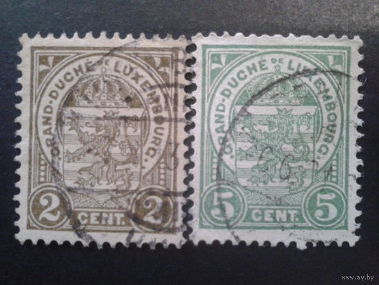 Люксембург 1907 гос. герб