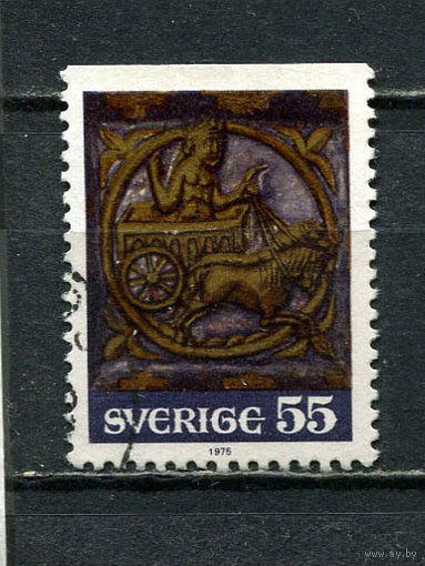 Швеция - 1975 - Рождество 55 О - [Mi.928Do] - 1 марка. Гашеная.  (Лот 2HT)-TG3P15