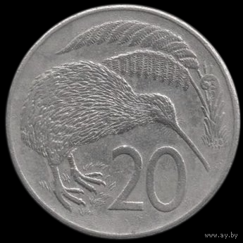 Новая Зеландия 20 центов 1981