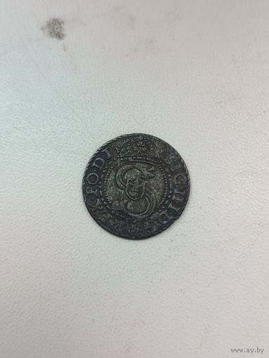 Шеляг Солид 1596 Мальборк, ни чищен, больше выставляться не будет