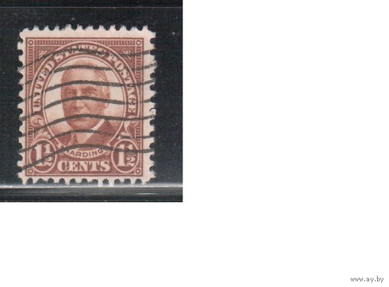 США-1922, (Мих.262), гаш.    , Стандарт, Личности, Президенты , Хардинг(1)