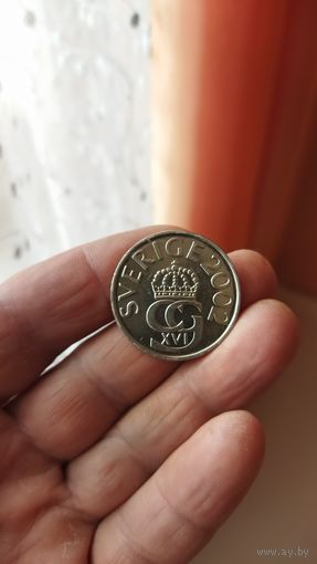 5 крон 2002 г. Швеция.