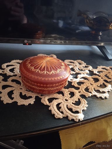 Шкатулка карболитовая СССР