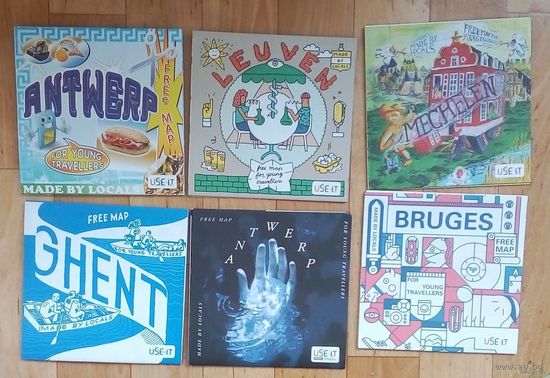 Путеводители по городам Бельгии.